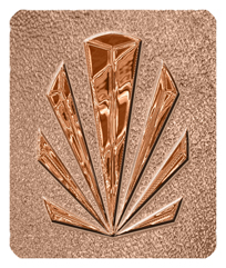 DF35-602-CP-SH-BZ Copper Sunburst Shimmer Bronze